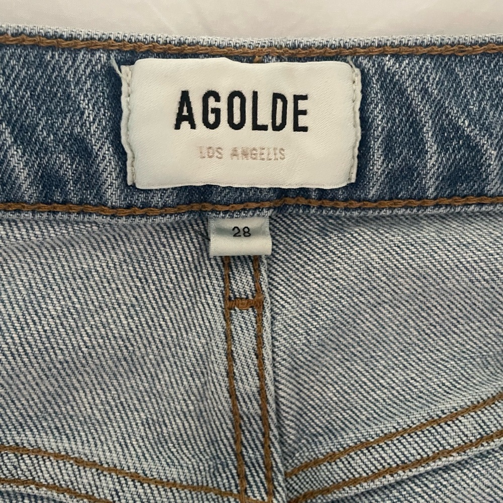 Agolde Riley Ankle Crop Jeans - Picture 7 of 11